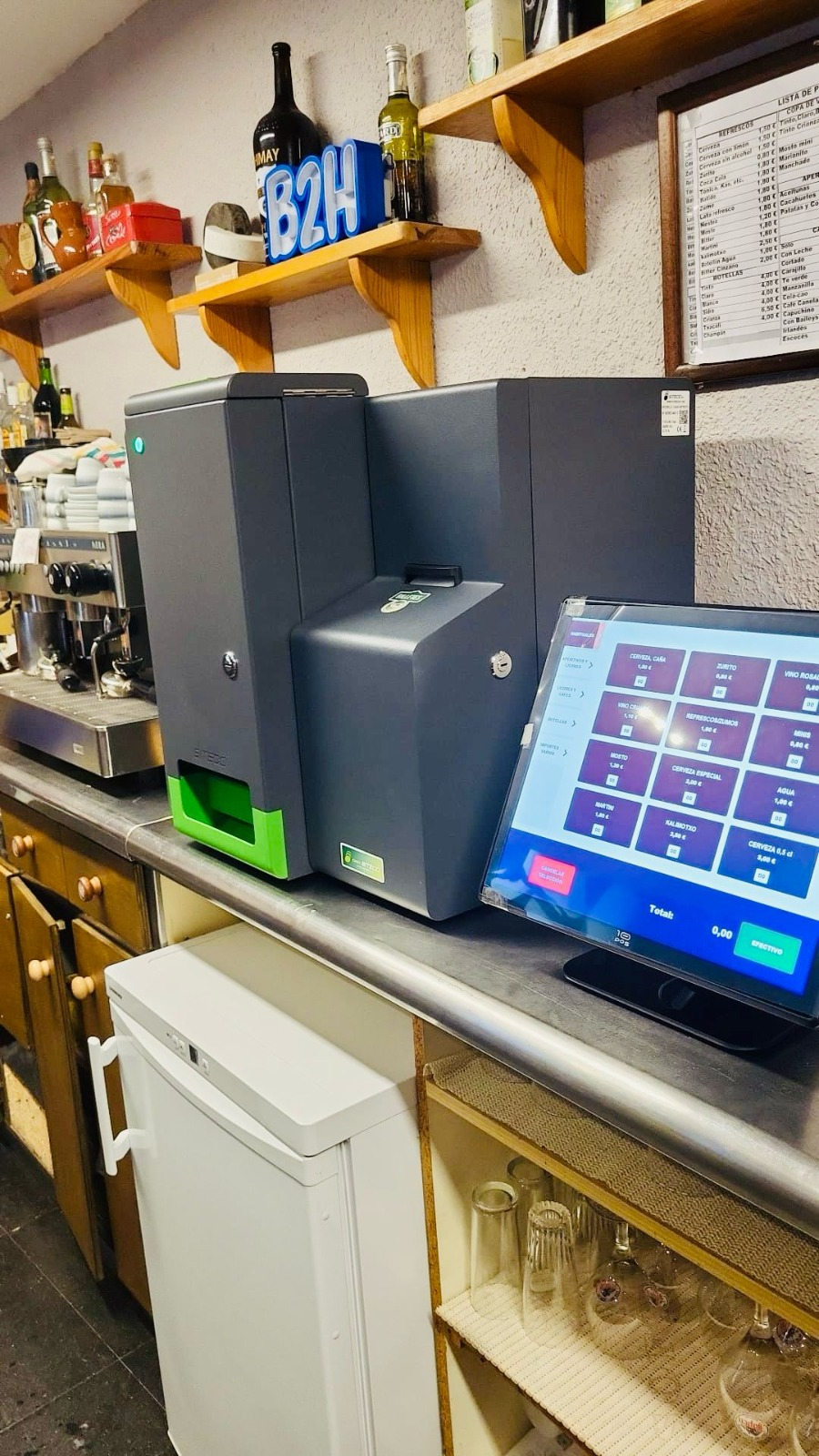 SITECO integrado con TPV en bar